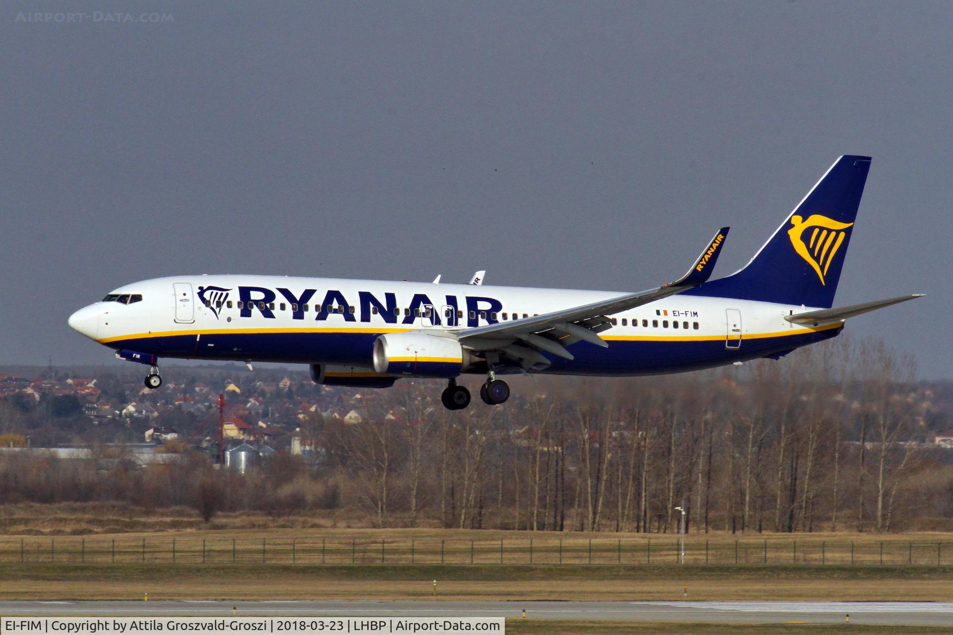 EI-FIM, 2015 Boeing 737-8AS C/N 61576, Budapest Ferihegy International Airport, Hungary