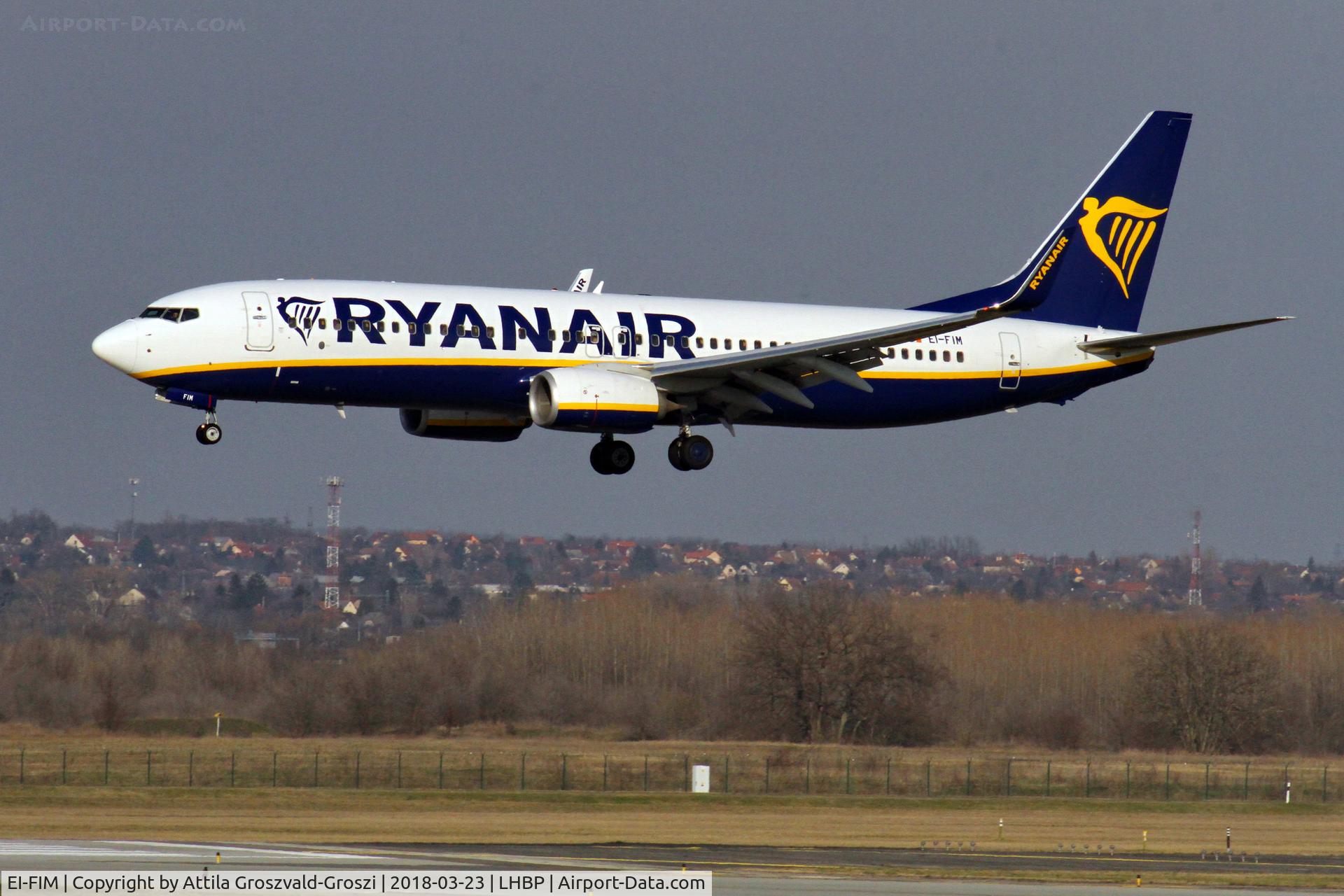 EI-FIM, 2015 Boeing 737-8AS C/N 61576, Budapest Ferihegy International Airport, Hungary