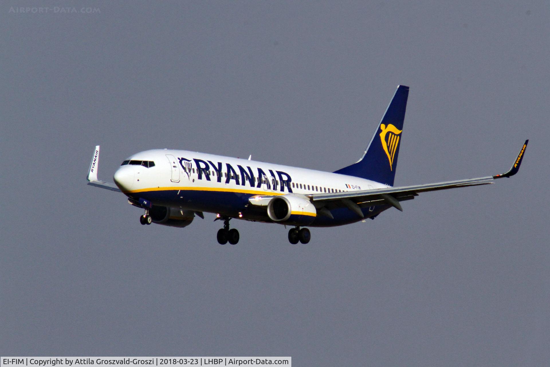 EI-FIM, 2015 Boeing 737-8AS C/N 61576, Budapest Ferihegy International Airport, Hungary