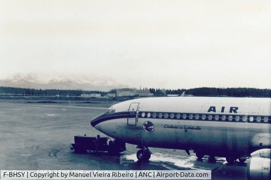 F-BHSY, 1963 Boeing 707-328B C/N 18458, Anchorage 1969