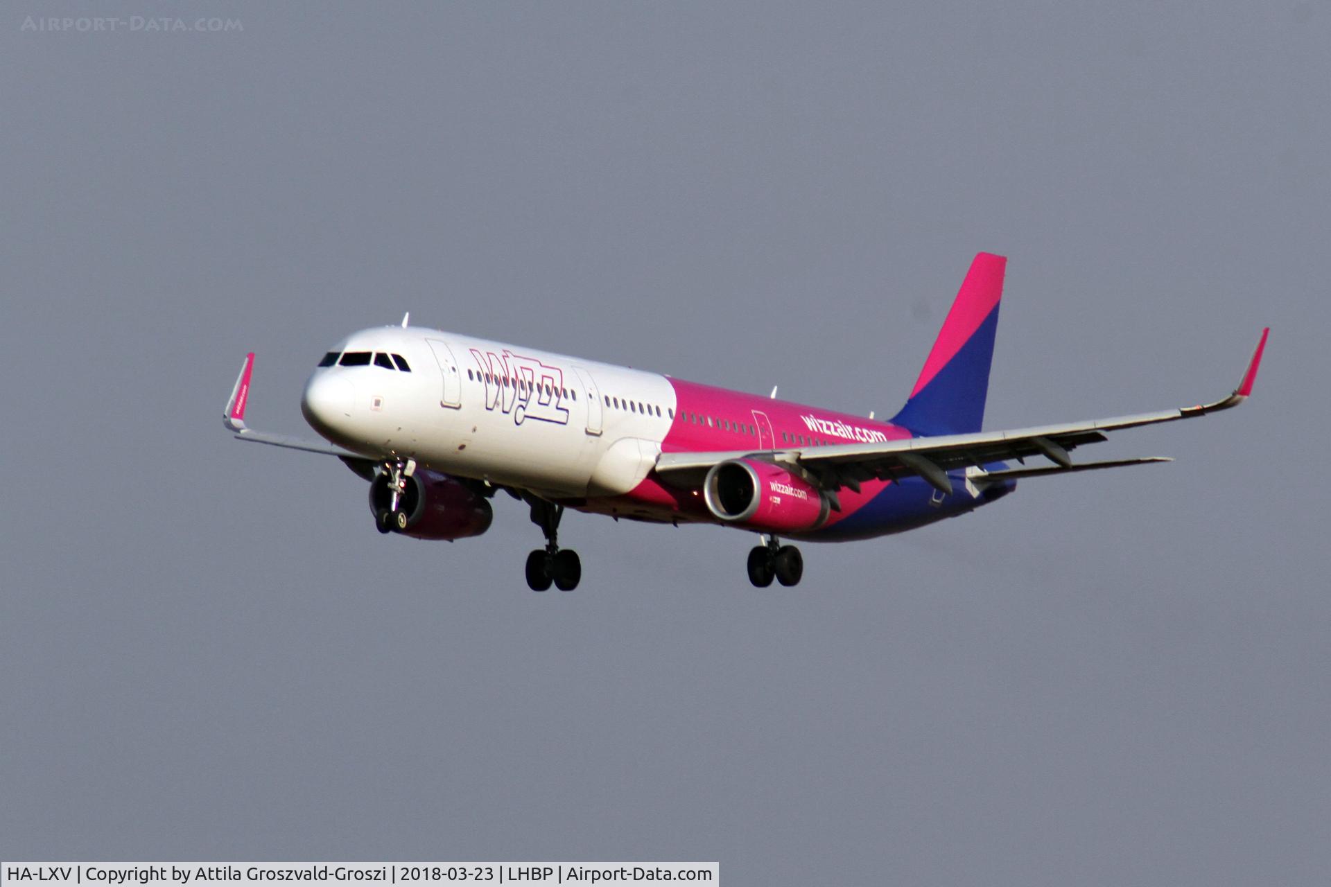 HA-LXV, 2017 Airbus A321-200 C/N 7826, Budapest Ferihegy International Airport, Hungary