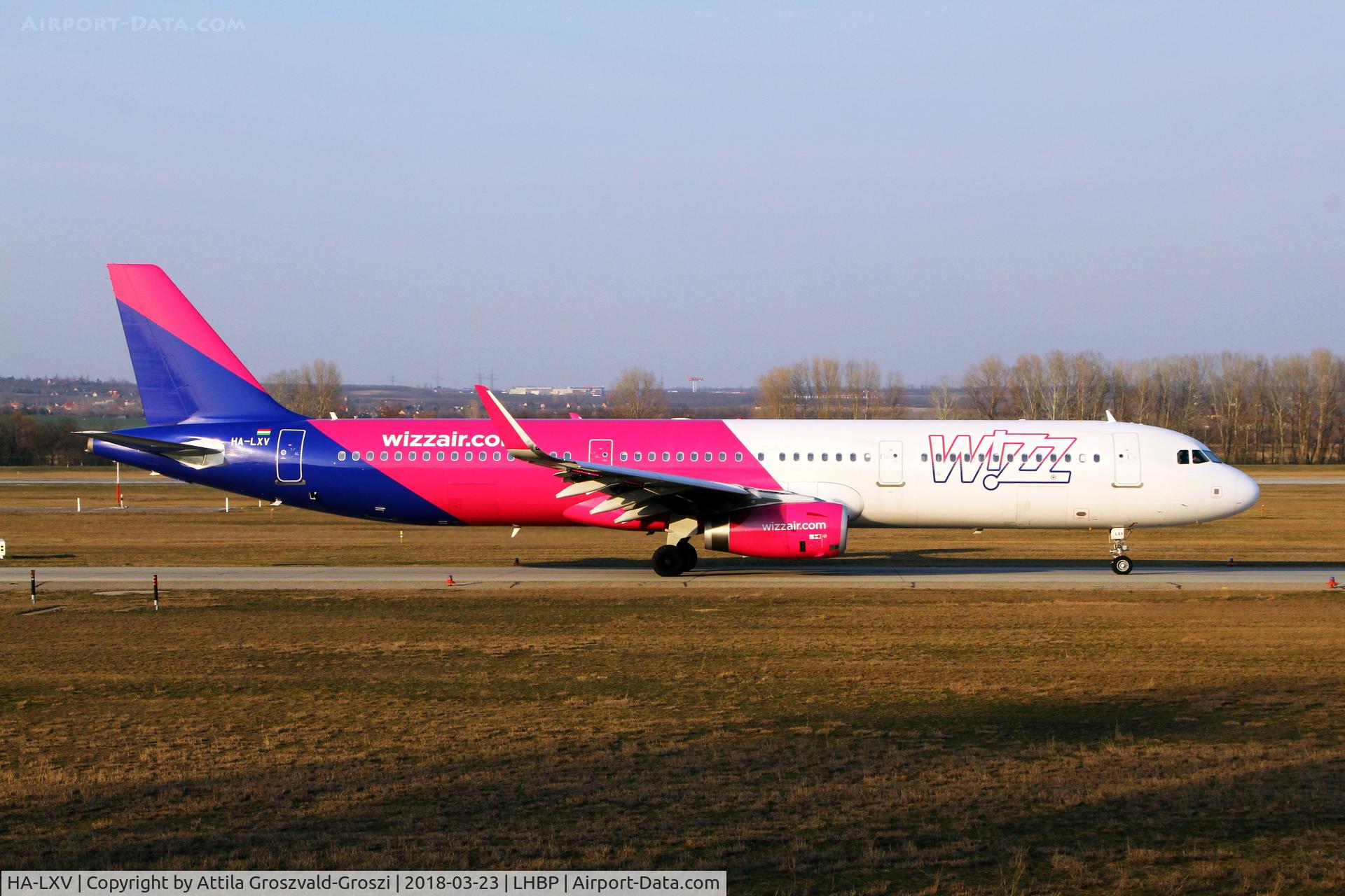 HA-LXV, 2017 Airbus A321-200 C/N 7826, Budapest Ferihegy International Airport, Hungary