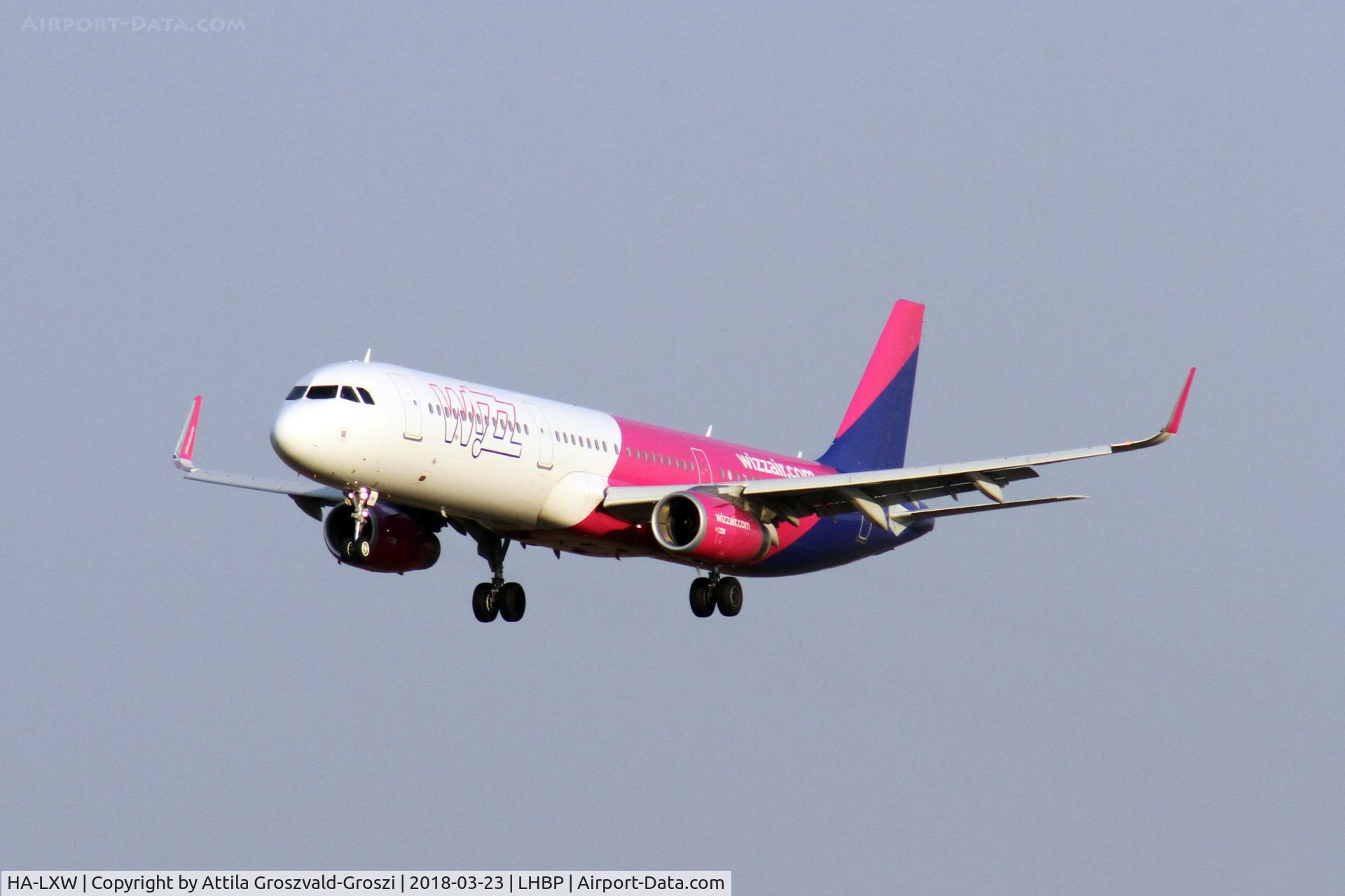 HA-LXW, 2017 Airbus A321-231 C/N 7947, Budapest Ferihegy International Airport, Hungary