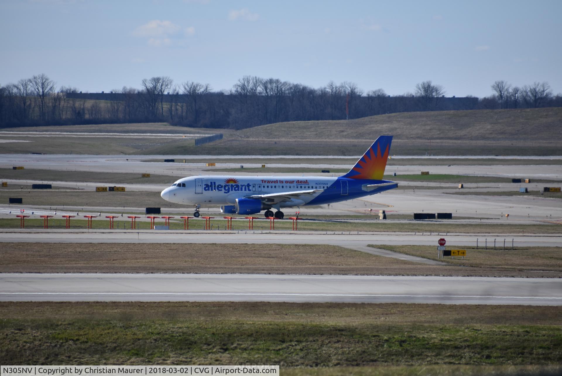 N305NV, 2005 Airbus A319-111 C/N 2398, Allegiant A319