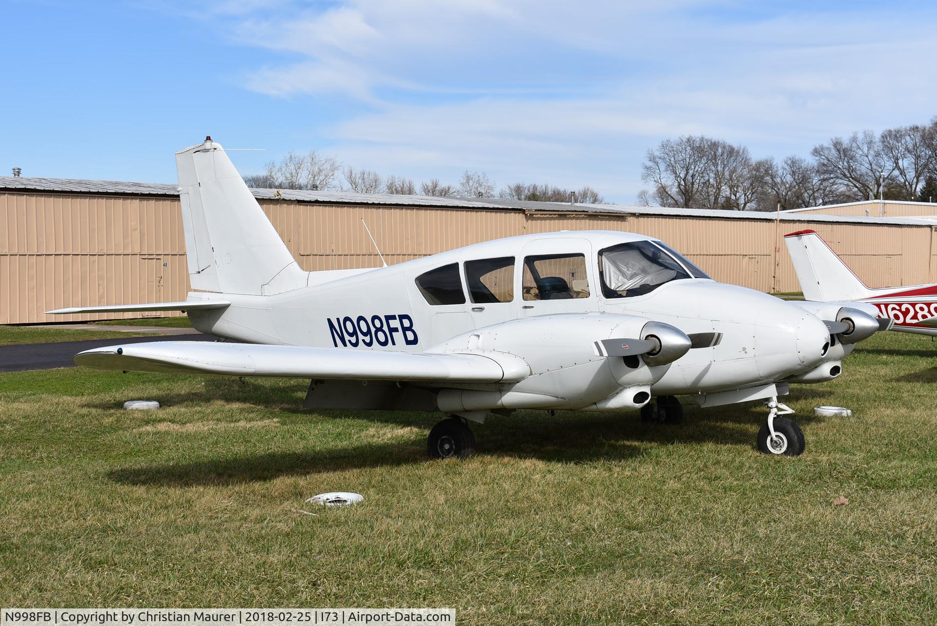 N998FB, 1961 Piper PA-23-250 Aztec C/N 27-440, Piper PA-23-250