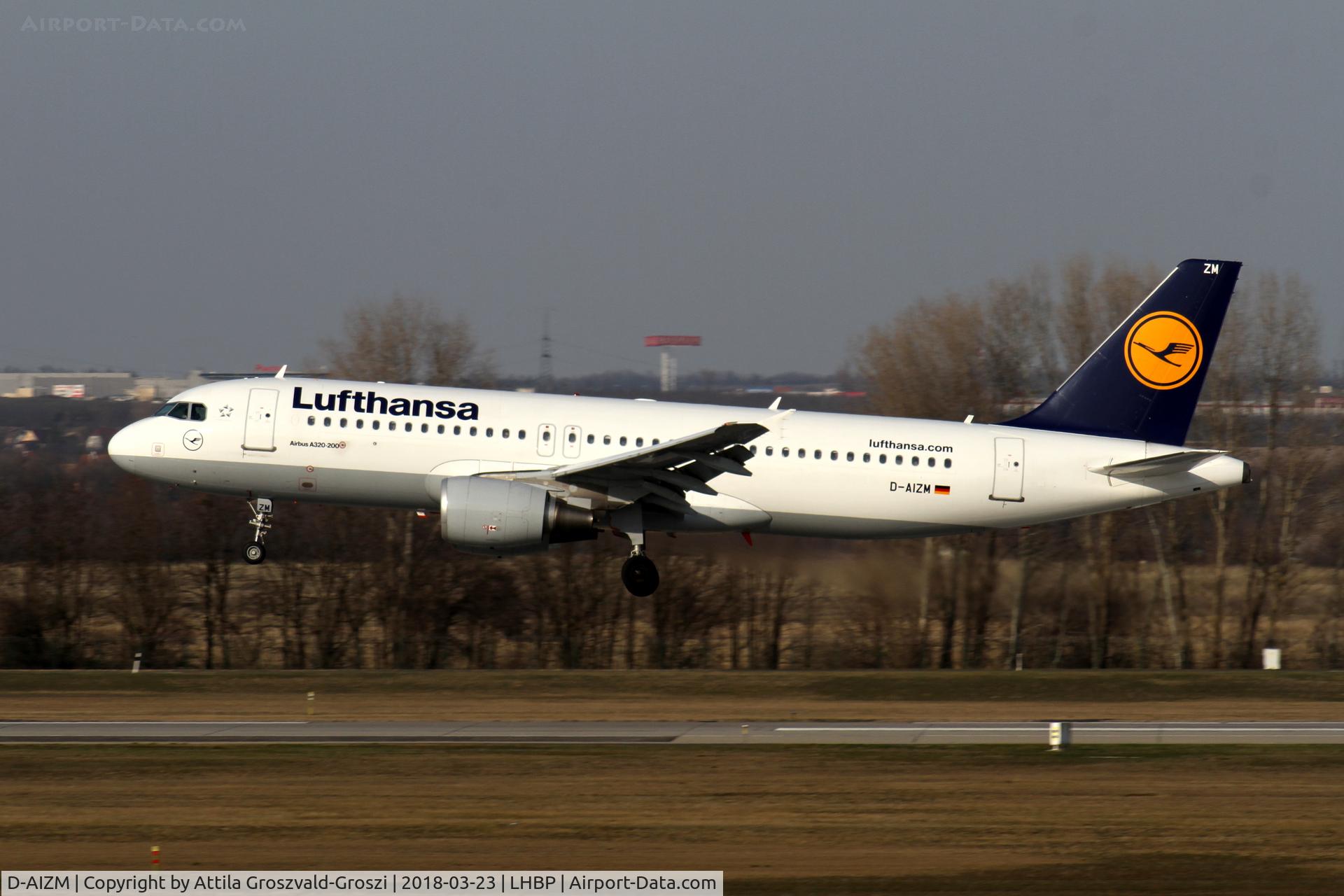 D-AIZM, 2012 Airbus A320-214 C/N 5203, Budapest Ferihegy International Airport, Hungary