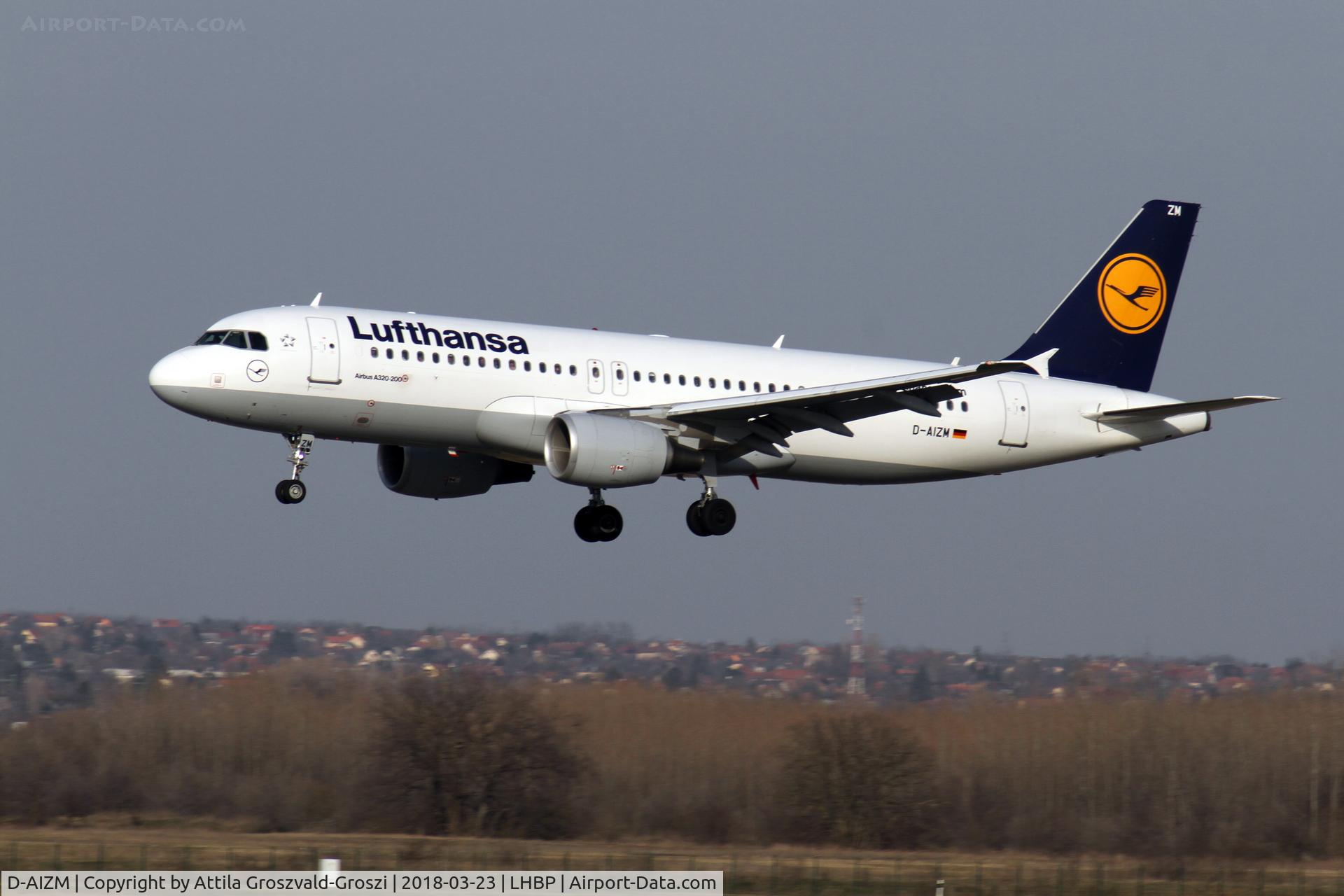 D-AIZM, 2012 Airbus A320-214 C/N 5203, Budapest Ferihegy International Airport, Hungary