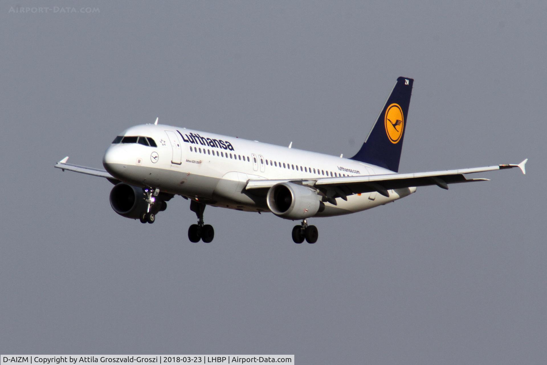 D-AIZM, 2012 Airbus A320-214 C/N 5203, Budapest Ferihegy International Airport, Hungary