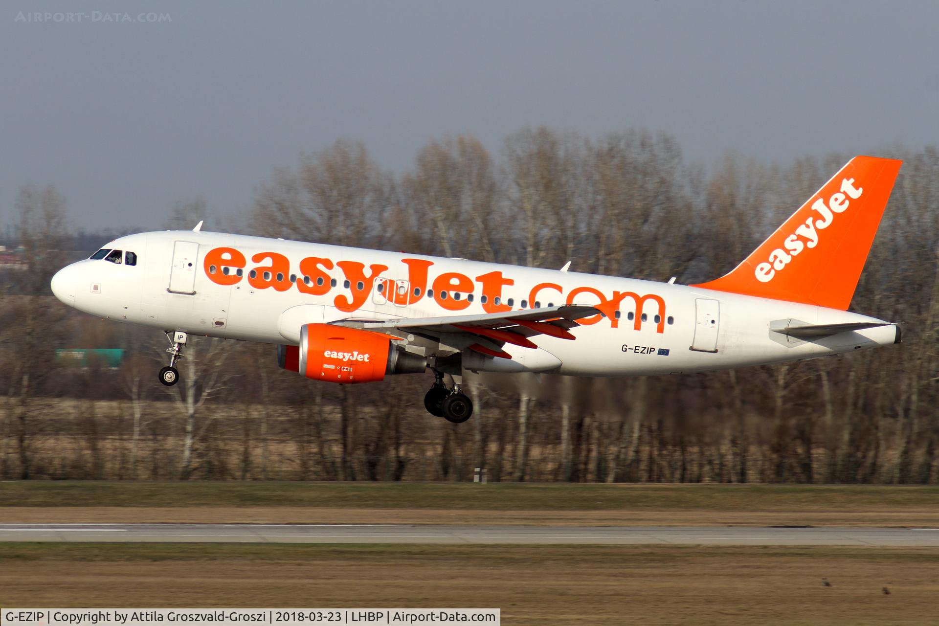 G-EZIP, 2005 Airbus A319-111 C/N 2514, Budapest Ferihegy International Airport, Hungary
