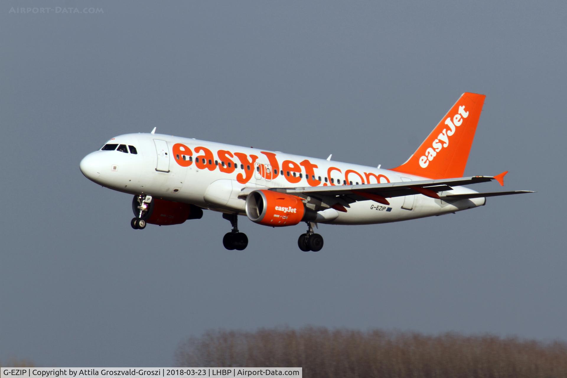 G-EZIP, 2005 Airbus A319-111 C/N 2514, Budapest Ferihegy International Airport, Hungary