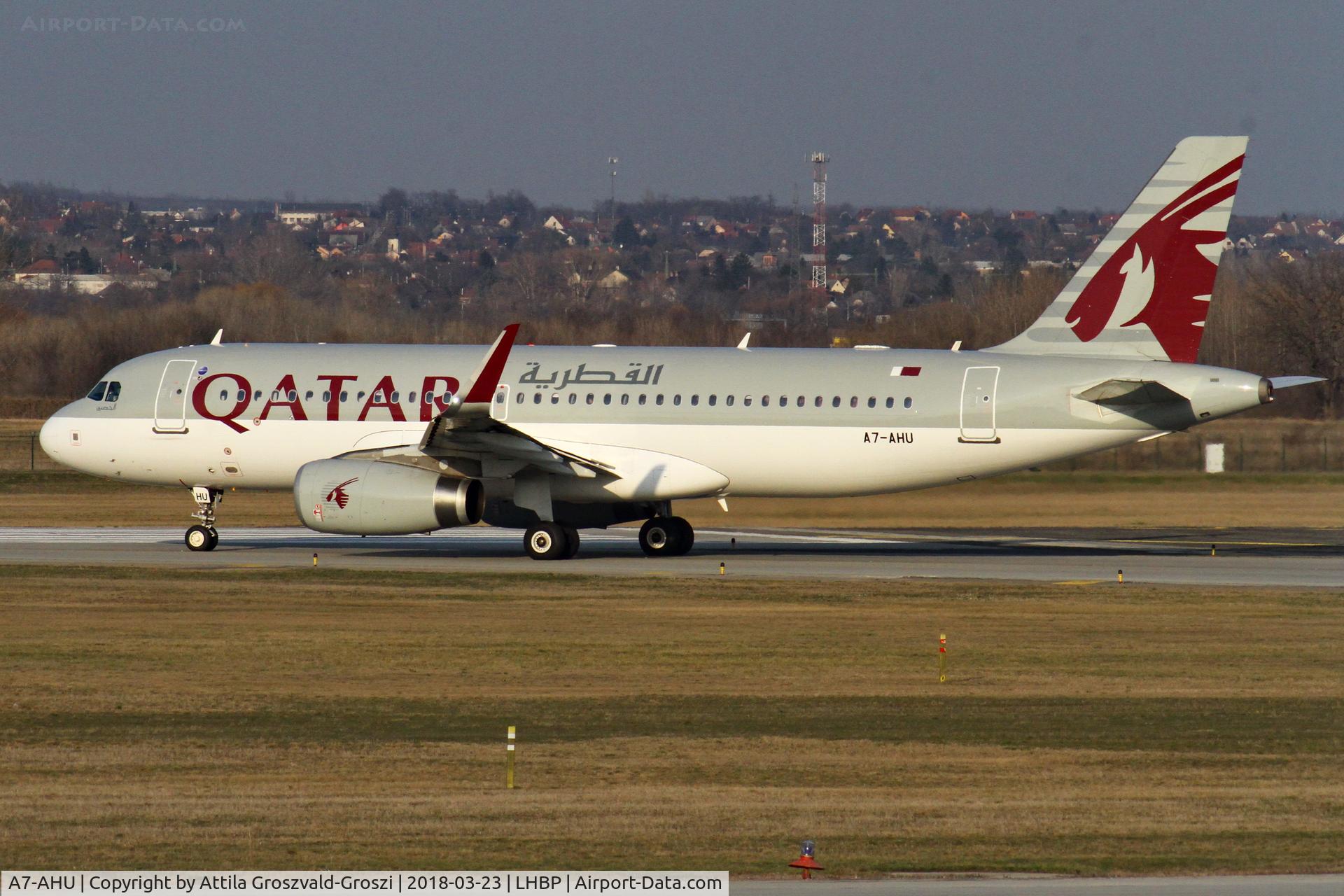 A7-AHU, 2012 Airbus A320-232 C/N 5127, Budapest Ferihegy International Airport, Hungary
