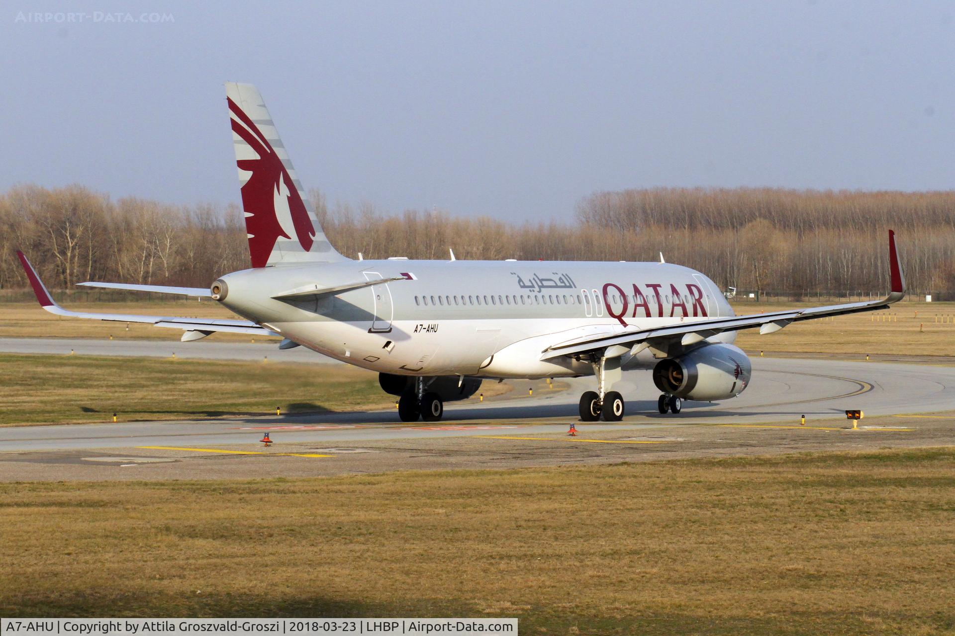 A7-AHU, 2012 Airbus A320-232 C/N 5127, Budapest Ferihegy International Airport, Hungary