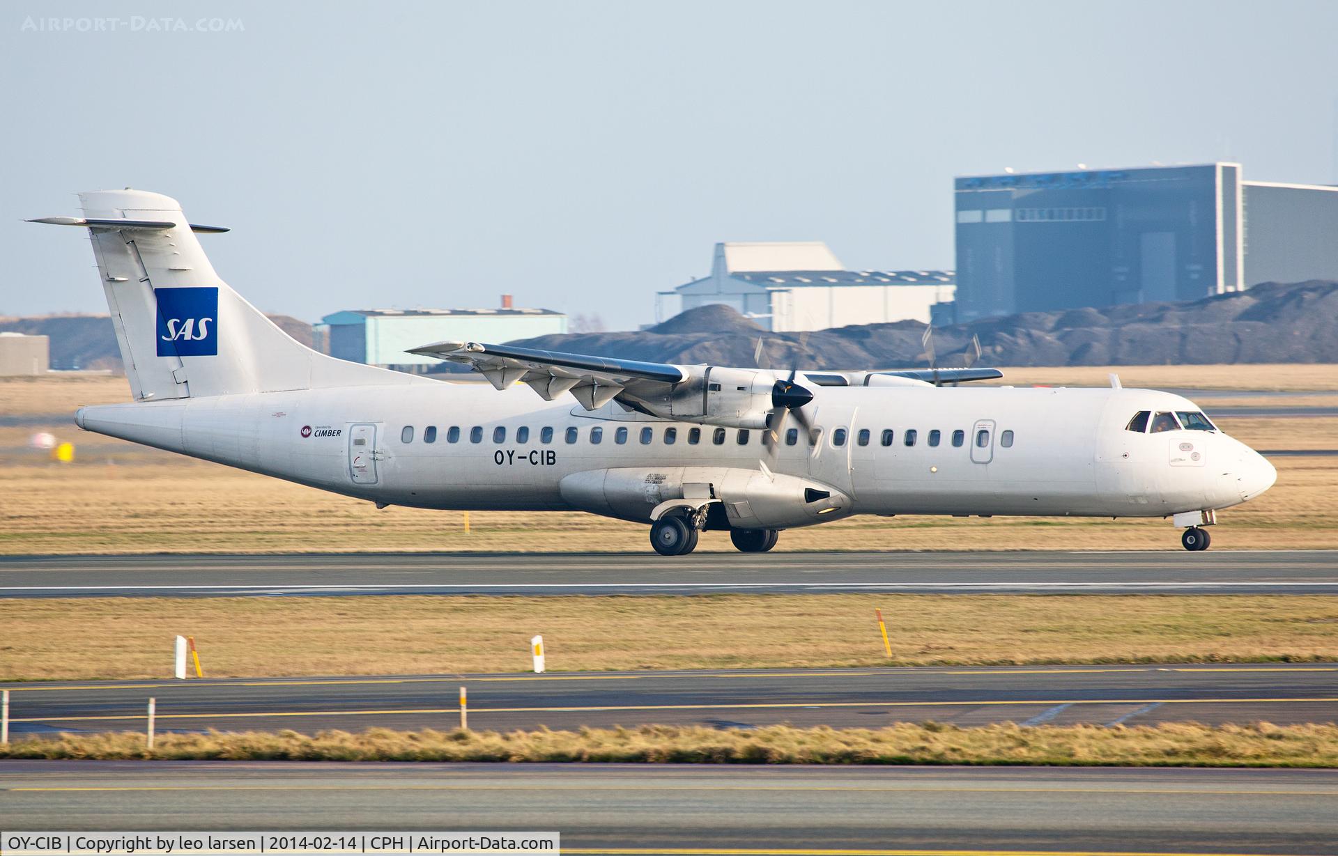 OY-CIB, 1994 ATR 72-202 C/N 437, Copenhagen 14.2.2014