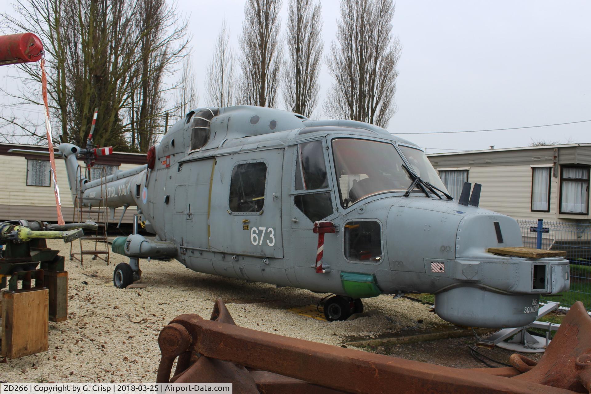 ZD266, 1983 Westland Lynx HMA.8SRU C/N 305, The Bradwell Bay Military & Science Museum, Essex, UK