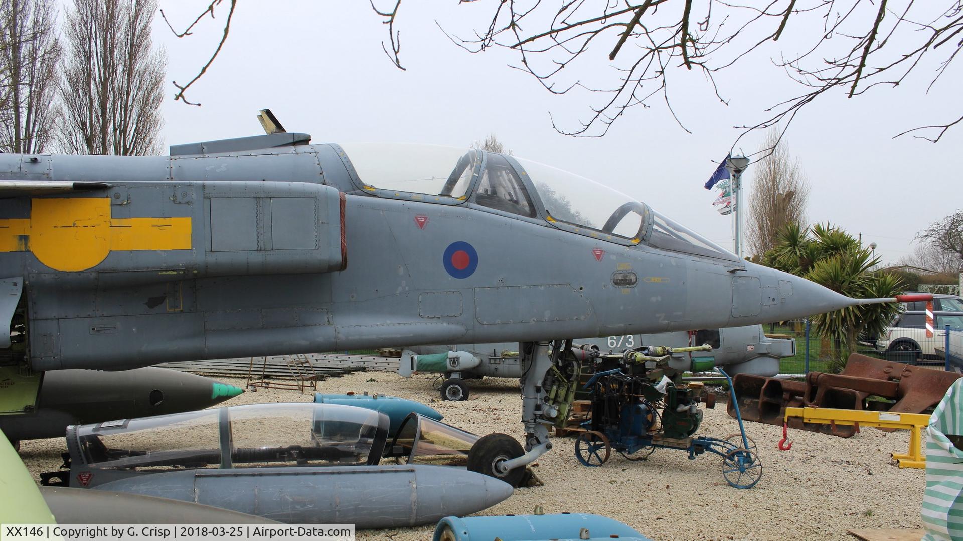 XX146, 1974 Sepecat Jaguar T.4 C/N B.11, The Bradwell Bay Military & Science Museum, Essex, UK