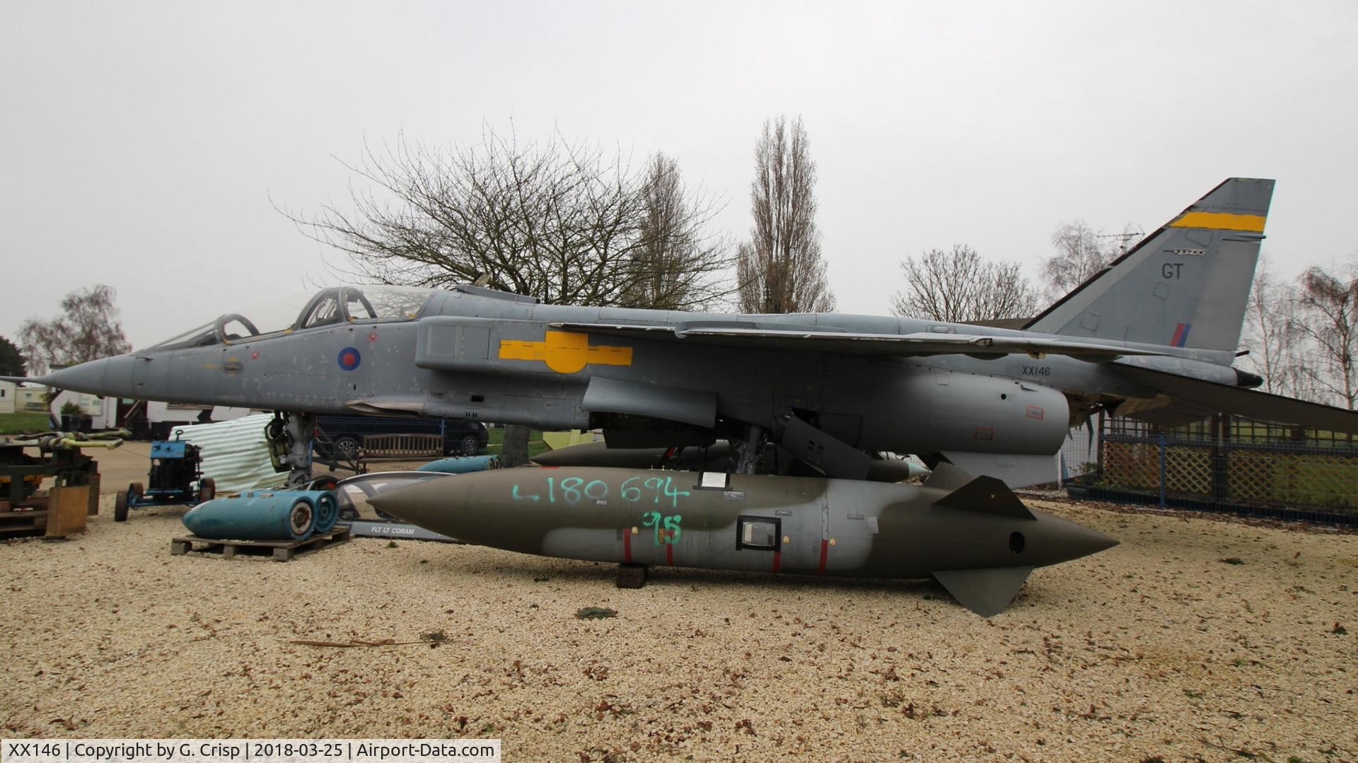 XX146, 1974 Sepecat Jaguar T.4 C/N B.11, The Bradwell Bay Military & Science Museum, Essex, UK