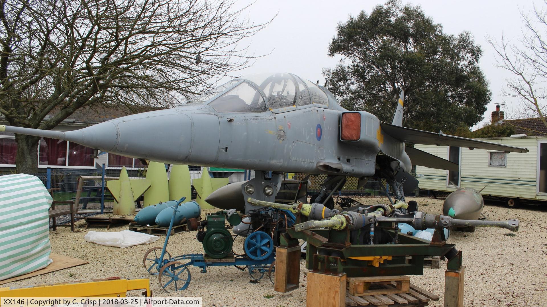 XX146, 1974 Sepecat Jaguar T.4 C/N B.11, The Bradwell Bay Military & Science Museum, Essex, UK