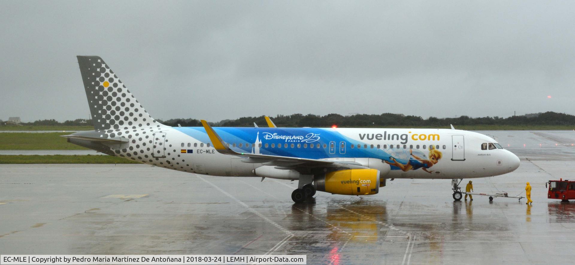 EC-MLE, 2016 Airbus A320-232 C/N 7109, Aeropuerto de Maó