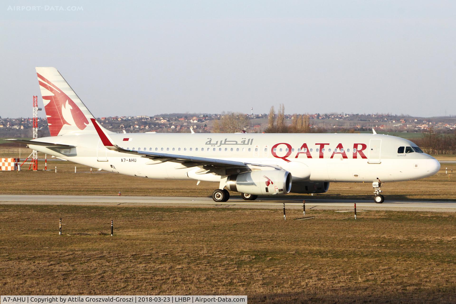 A7-AHU, 2012 Airbus A320-232 C/N 5127, Budapest Ferihegy International Airport, Hungary