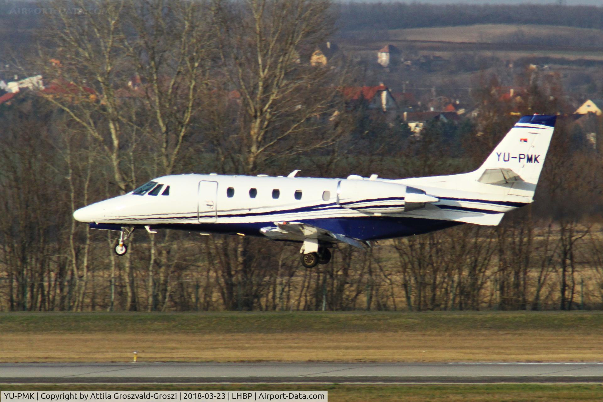 YU-PMK, 2016 Cessna 560 Citation Excel XLS+ C/N 560-6220, Budapest Ferihegy International Airport, Hungary