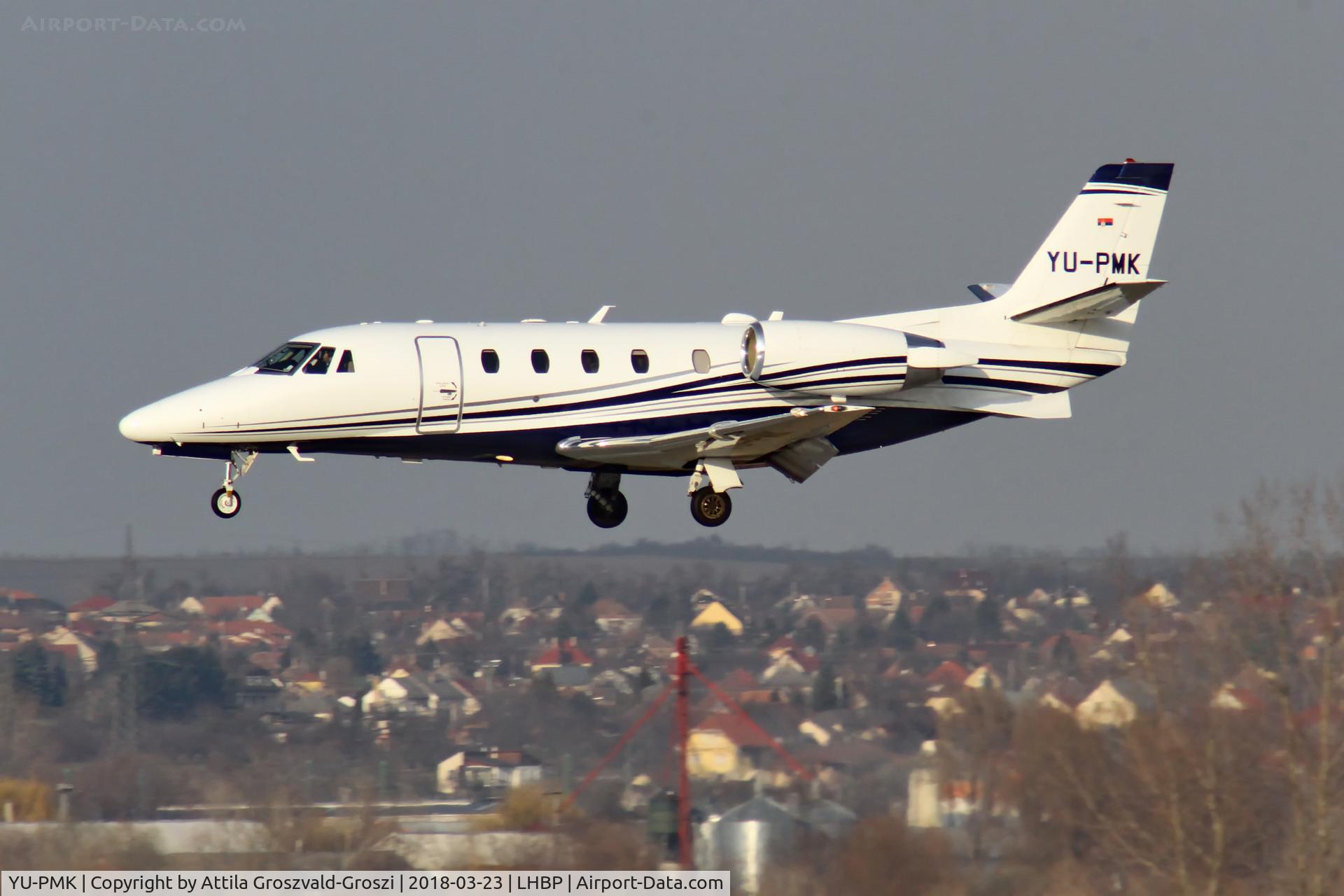 YU-PMK, 2016 Cessna 560 Citation Excel XLS+ C/N 560-6220, Budapest Ferihegy International Airport, Hungary