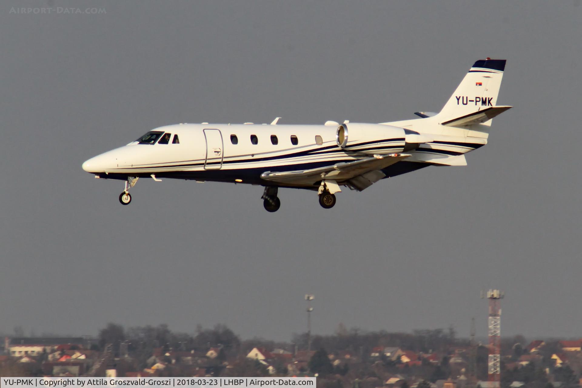 YU-PMK, 2016 Cessna 560 Citation Excel XLS+ C/N 560-6220, Budapest Ferihegy International Airport, Hungary