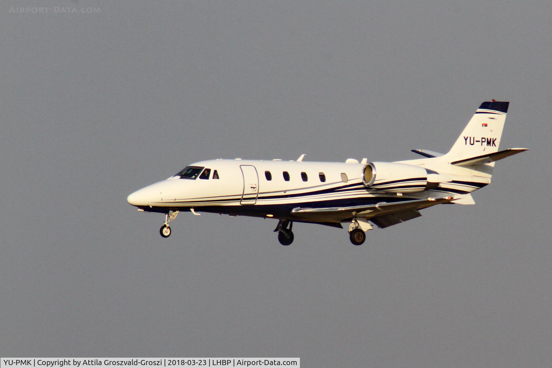 YU-PMK, 2016 Cessna 560 Citation Excel XLS+ C/N 560-6220, Budapest Ferihegy International Airport, Hungary
