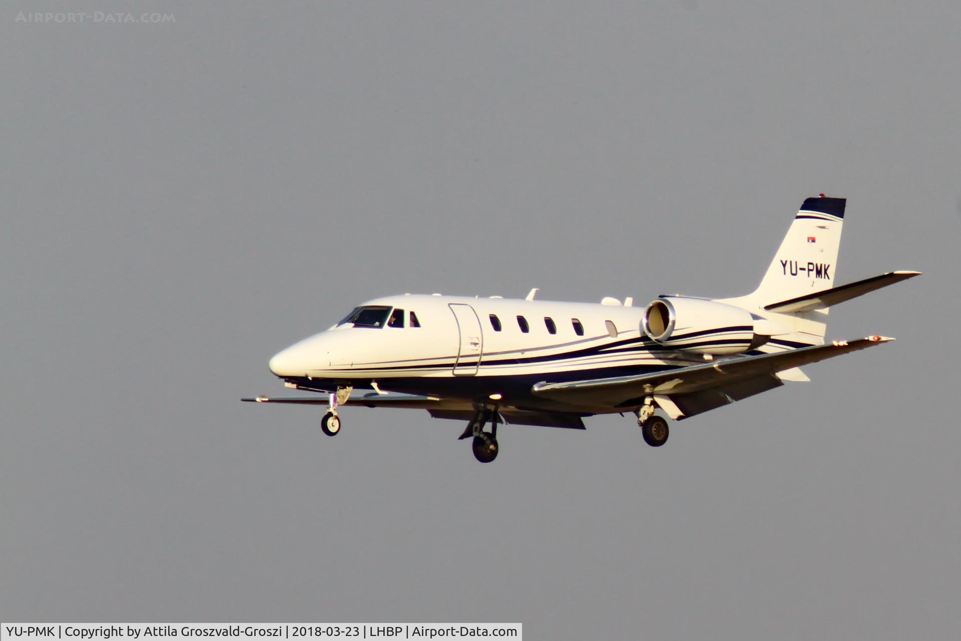 YU-PMK, 2016 Cessna 560 Citation Excel XLS+ C/N 560-6220, Budapest Ferihegy International Airport, Hungary