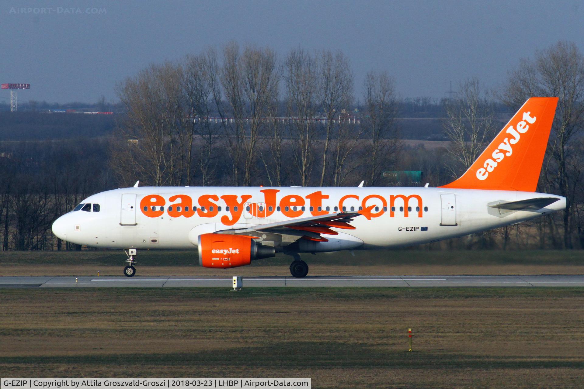 G-EZIP, 2005 Airbus A319-111 C/N 2514, Budapest Ferihegy International Airport, Hungary