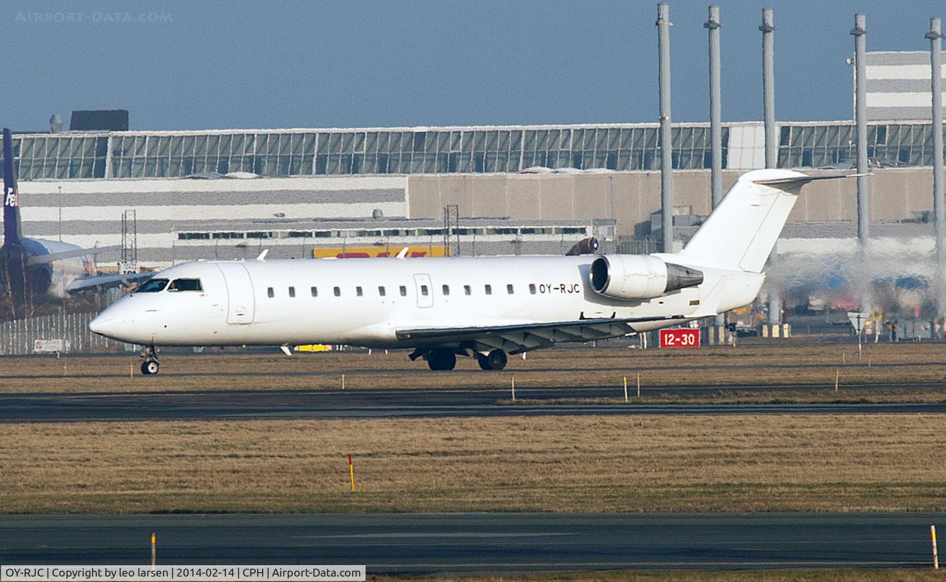 OY-RJC, 1993 Canadair CRJ-100LR (CL-600-2B19) C/N 7015, Copenhagen 14.2.2014