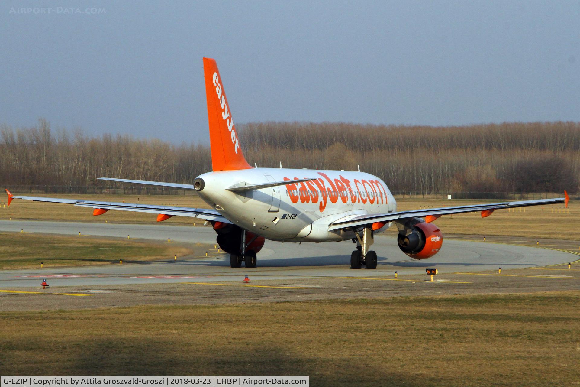 G-EZIP, 2005 Airbus A319-111 C/N 2514, Budapest Ferihegy International Airport, Hungary
