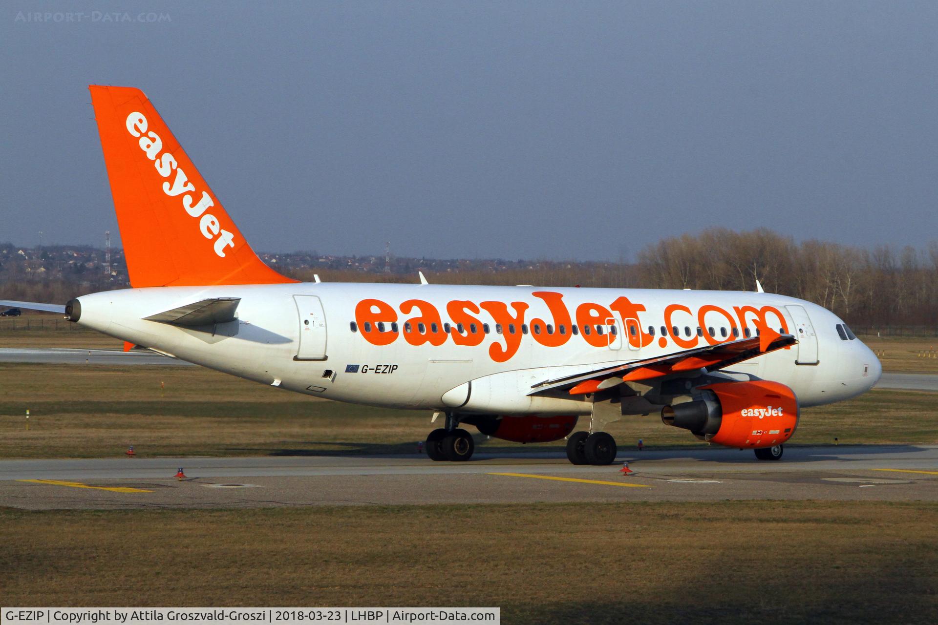 G-EZIP, 2005 Airbus A319-111 C/N 2514, Budapest Ferihegy International Airport, Hungary