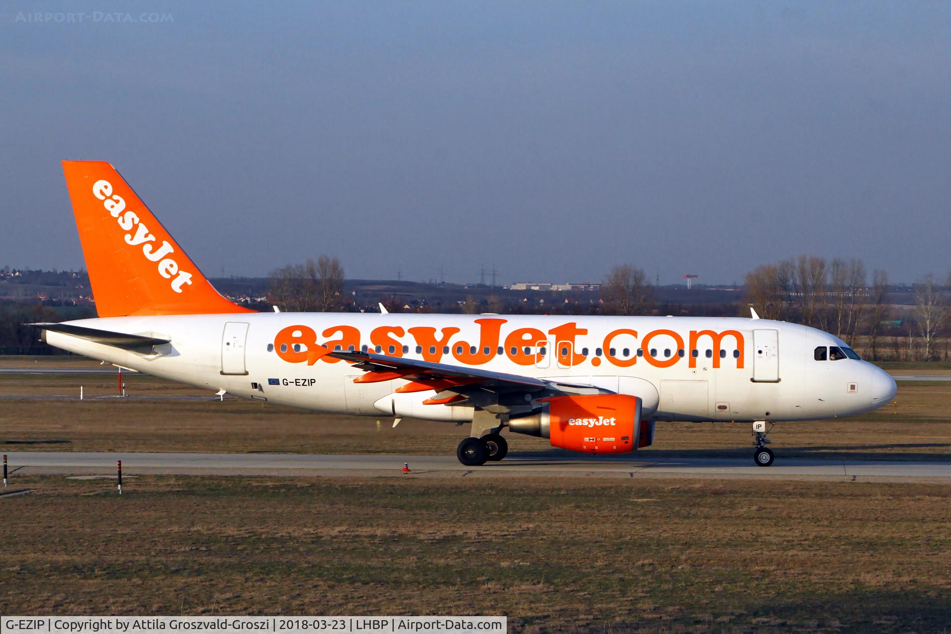 G-EZIP, 2005 Airbus A319-111 C/N 2514, Budapest Ferihegy International Airport, Hungary