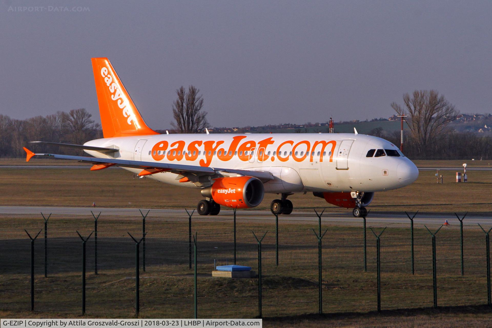 G-EZIP, 2005 Airbus A319-111 C/N 2514, Budapest Ferihegy International Airport, Hungary