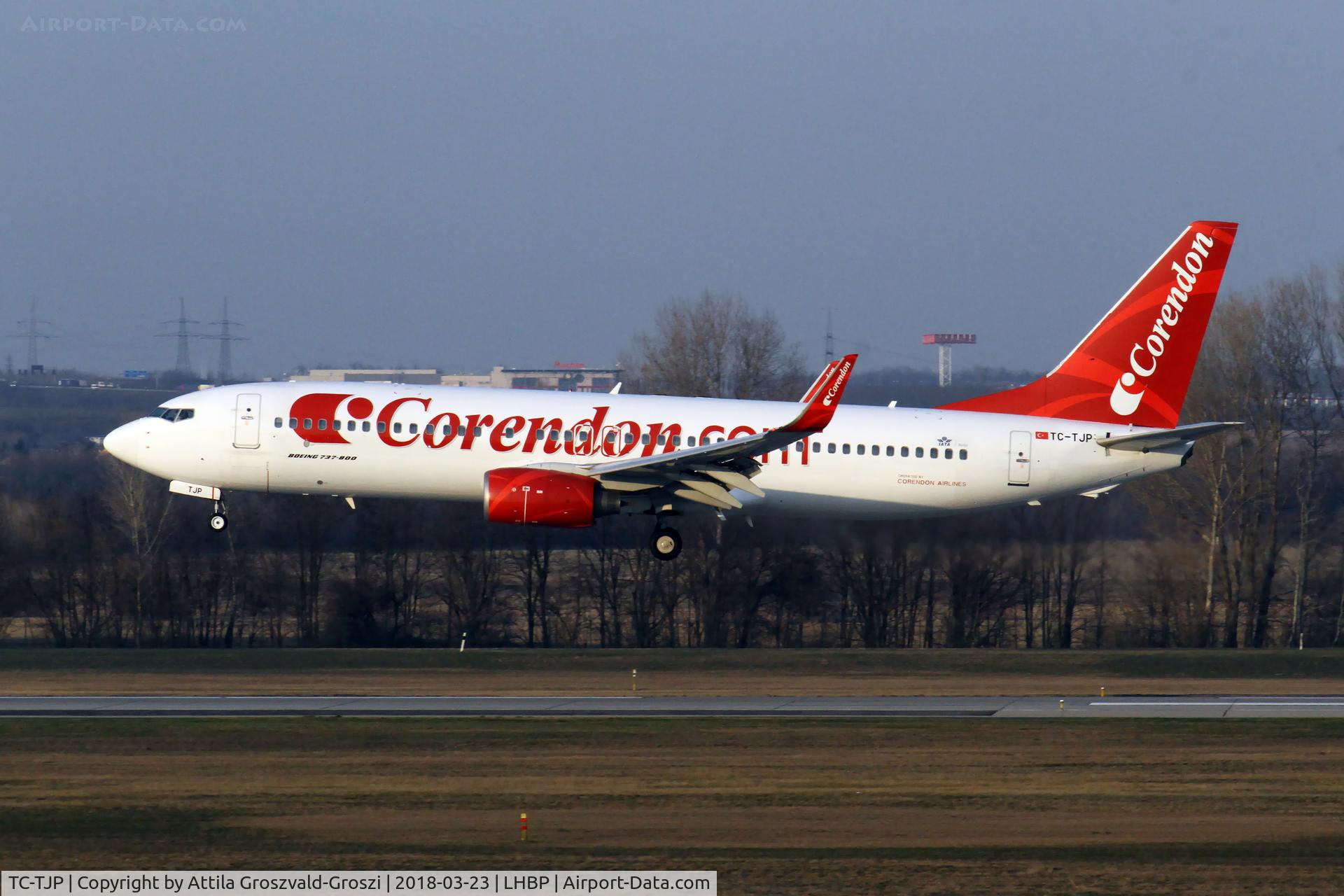 TC-TJP, 2005 Boeing 737-8BK C/N 33022, Budapest Ferihegy International Airport, Hungary