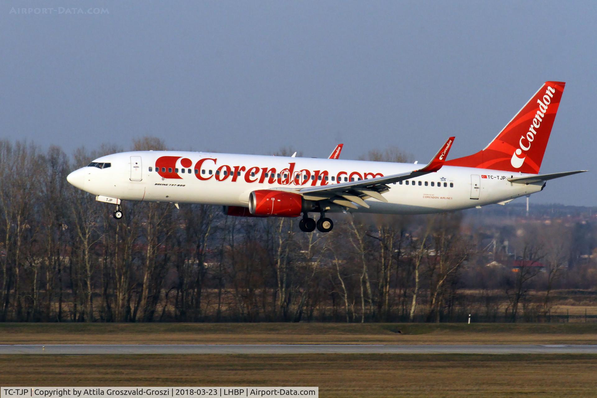 TC-TJP, 2005 Boeing 737-8BK C/N 33022, Budapest Ferihegy International Airport, Hungary