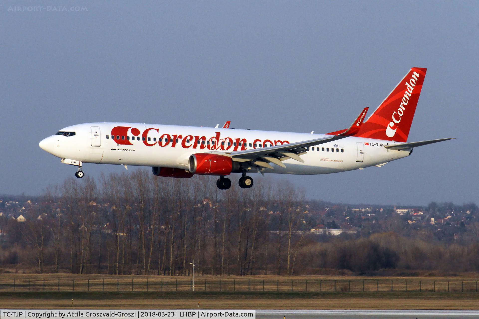 TC-TJP, 2005 Boeing 737-8BK C/N 33022, Budapest Ferihegy International Airport, Hungary