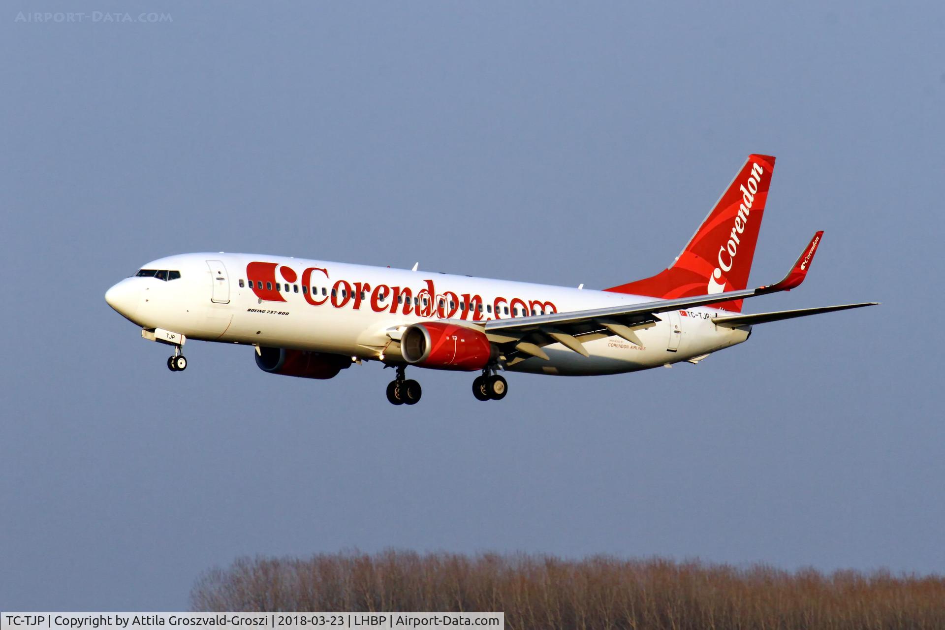 TC-TJP, 2005 Boeing 737-8BK C/N 33022, Budapest Ferihegy International Airport, Hungary
