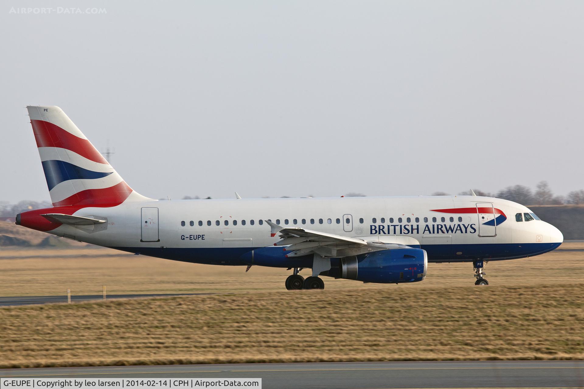 G-EUPE, 2000 Airbus A319-131 C/N 1193, Copenhagen 14.2.2014