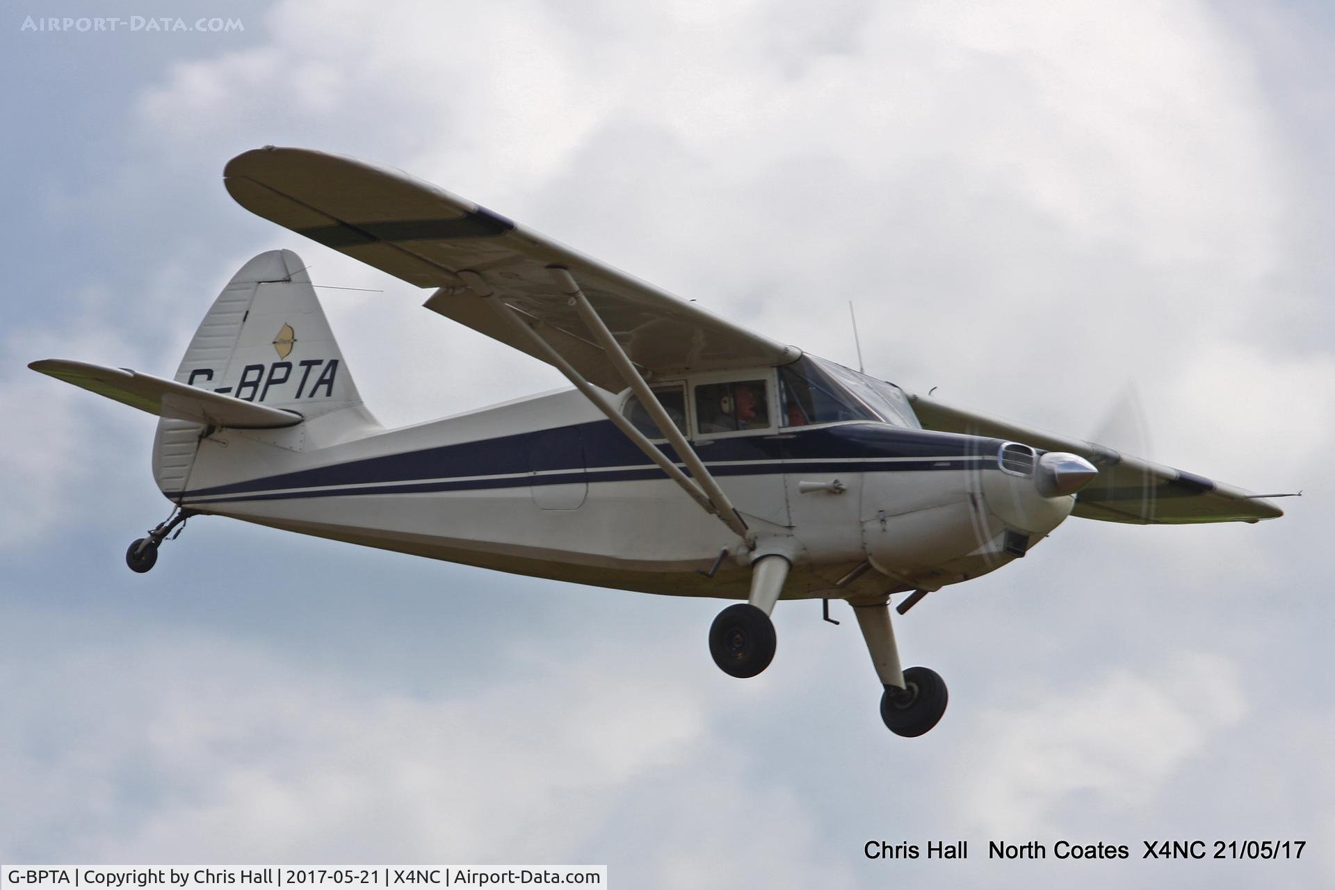 G-BPTA, 1947 Stinson 108-2 Voyager C/N 108-3429, North Coates Summer fly in