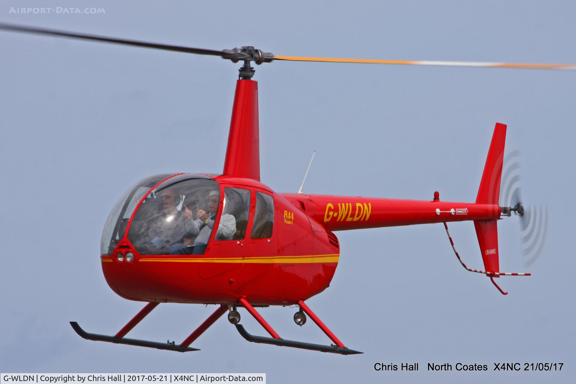 G-WLDN, 2005 Robinson R44 Raven 1 C/N 1507, North Coates Summer fly in