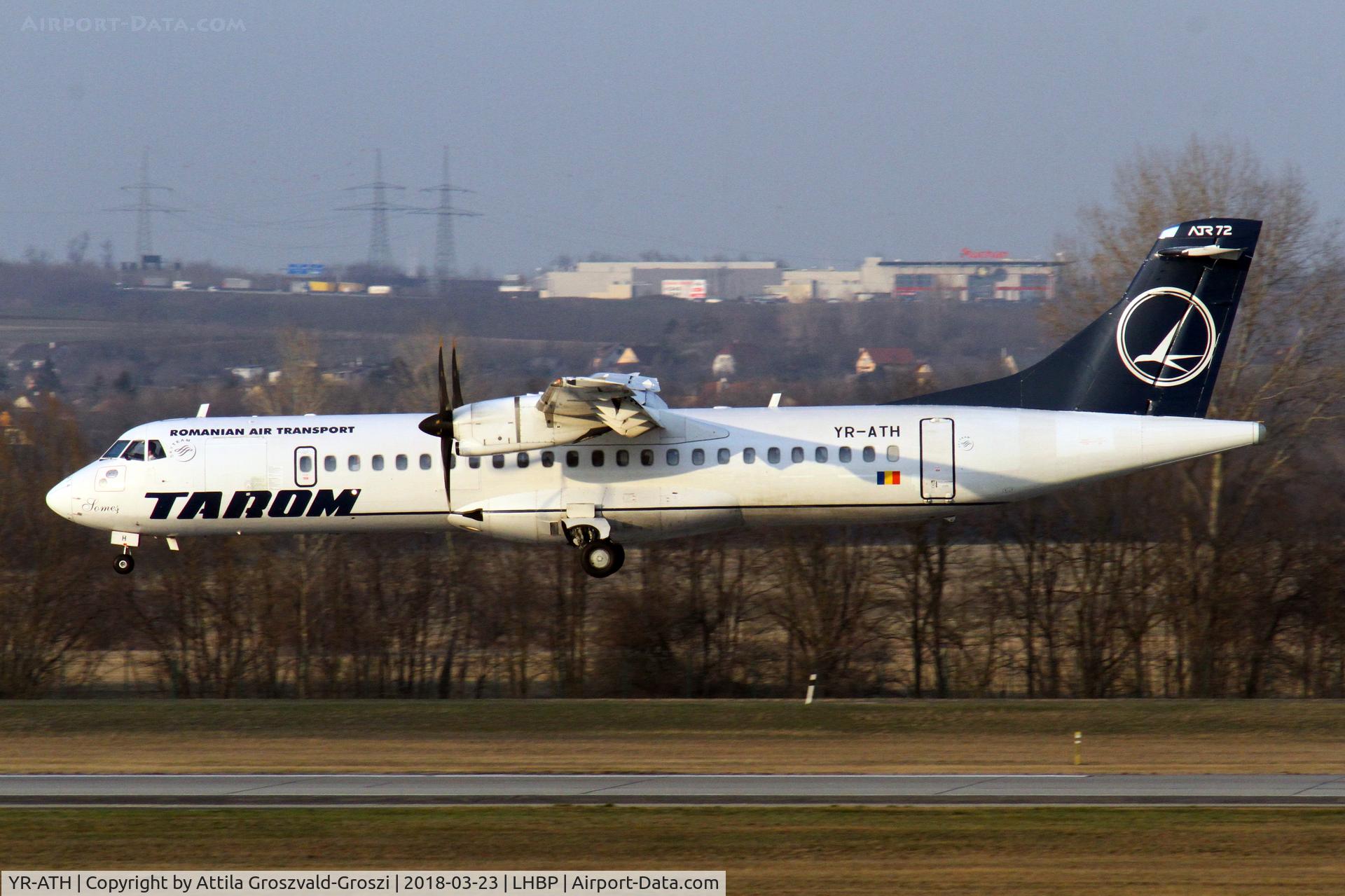 YR-ATH, 2009 ATR 72-212A C/N 861, Budapest Ferihegy International Airport, Hungary