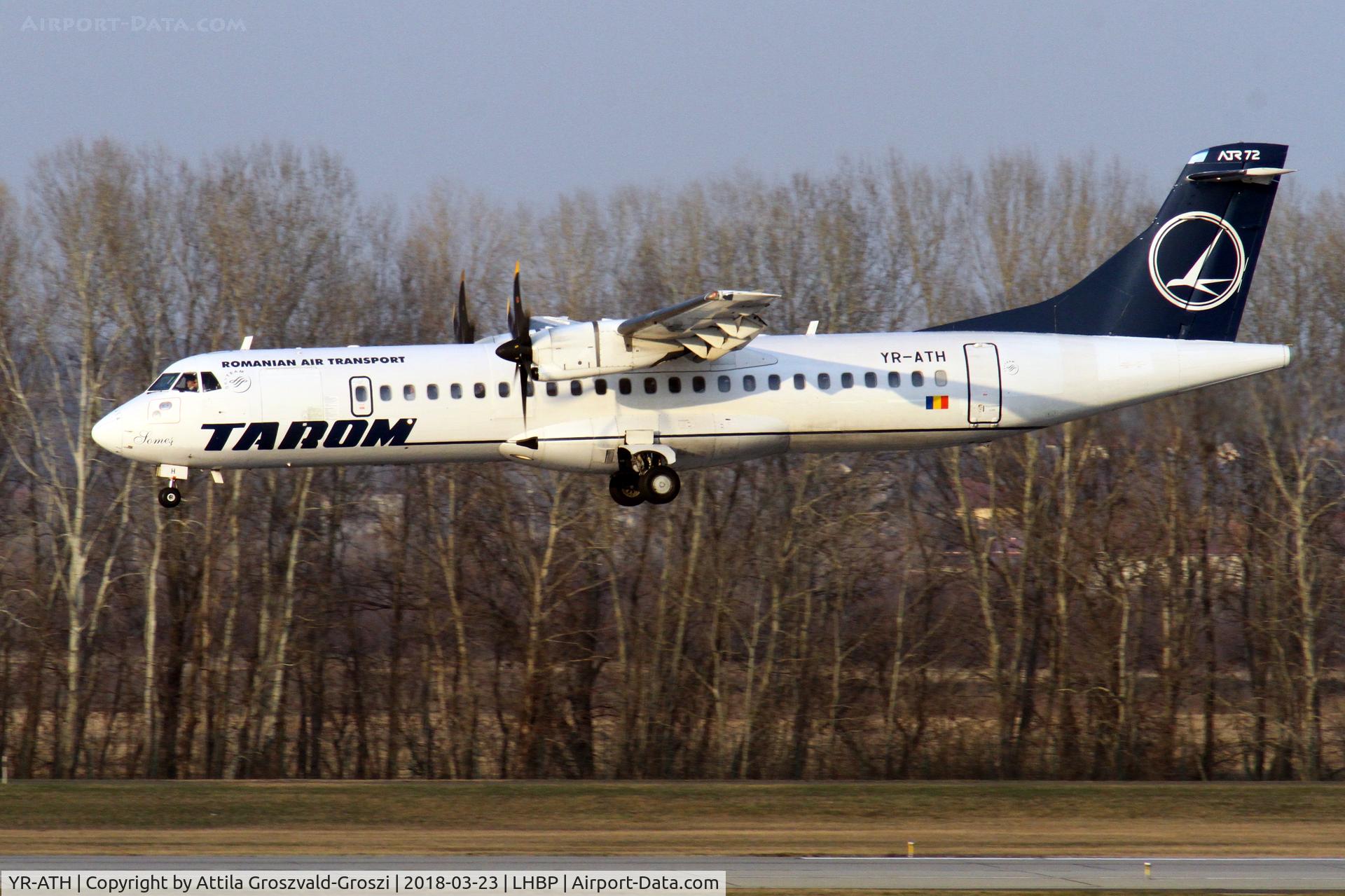 YR-ATH, 2009 ATR 72-212A C/N 861, Budapest Ferihegy International Airport, Hungary