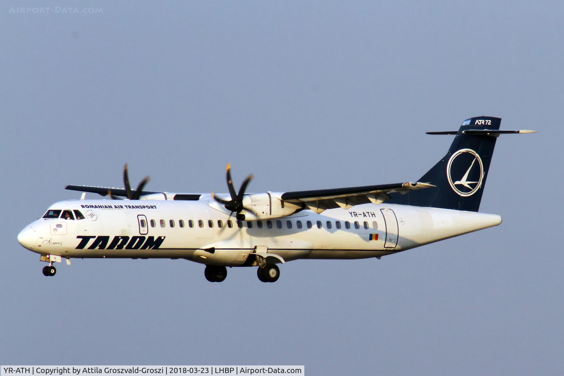 YR-ATH, 2009 ATR 72-212A C/N 861, Budapest Ferihegy International Airport, Hungary