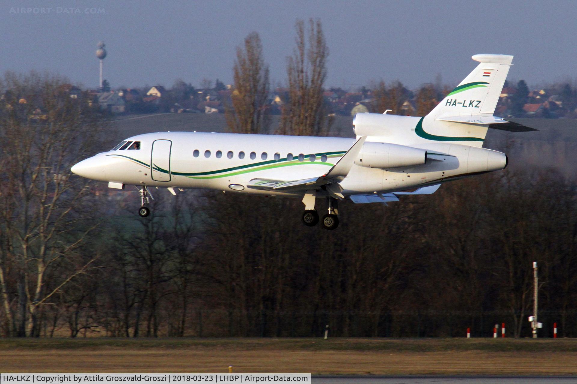 HA-LKZ, 2015 Dassault Falcon 900LX C/N 308, Budapest Ferihegy International Airport, Hungary