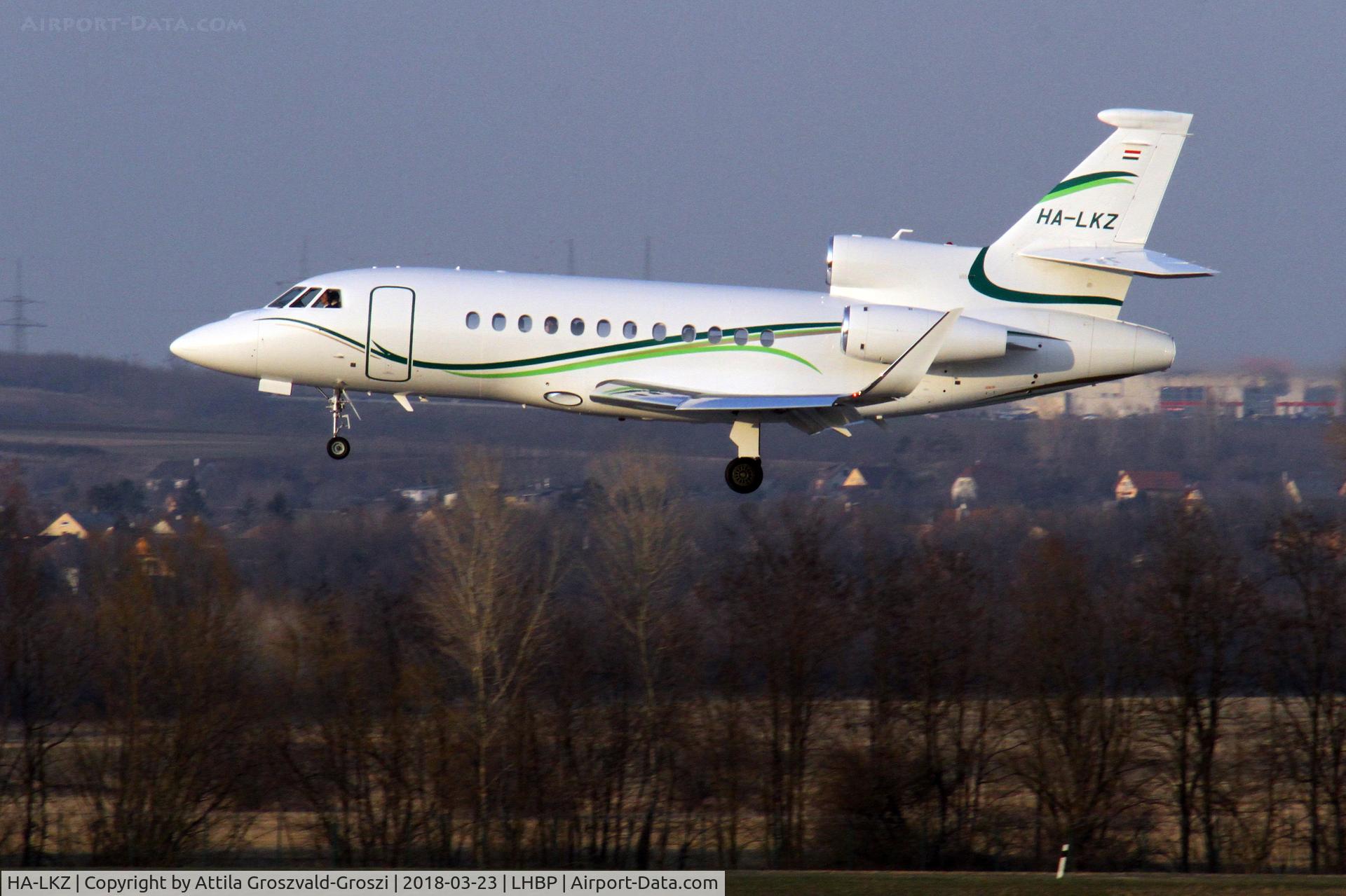 HA-LKZ, 2015 Dassault Falcon 900LX C/N 308, Budapest Ferihegy International Airport, Hungary