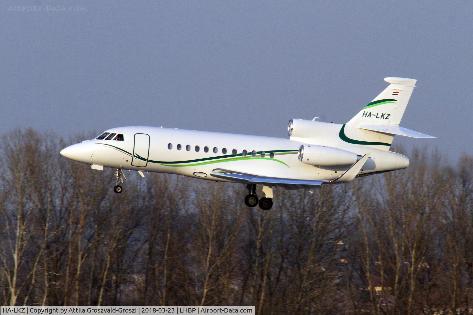 HA-LKZ, 2015 Dassault Falcon 900LX C/N 308, Budapest Ferihegy International Airport, Hungary