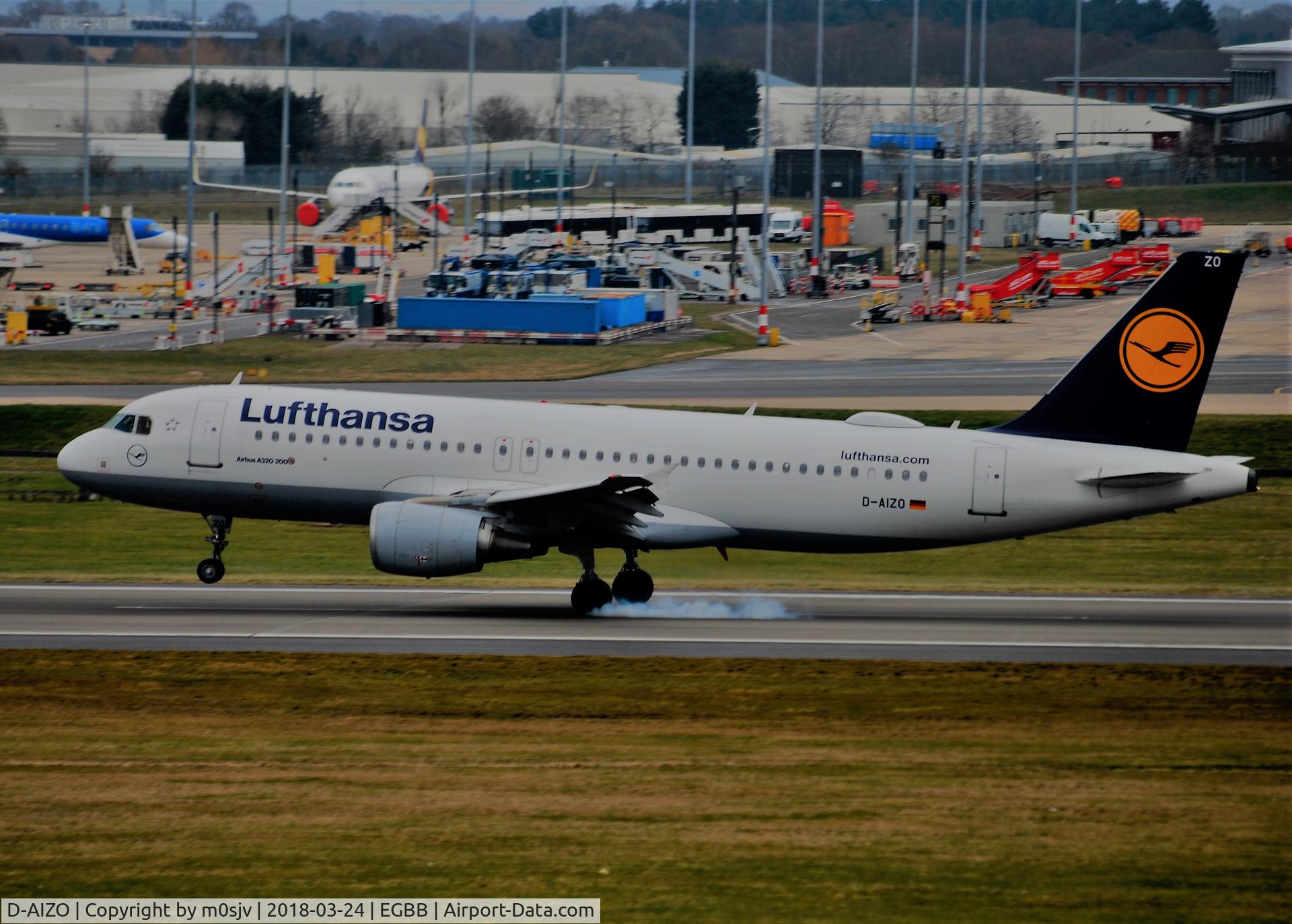 D-AIZO, 2012 Airbus A320-214 C/N 5441, From Freeport Car Park