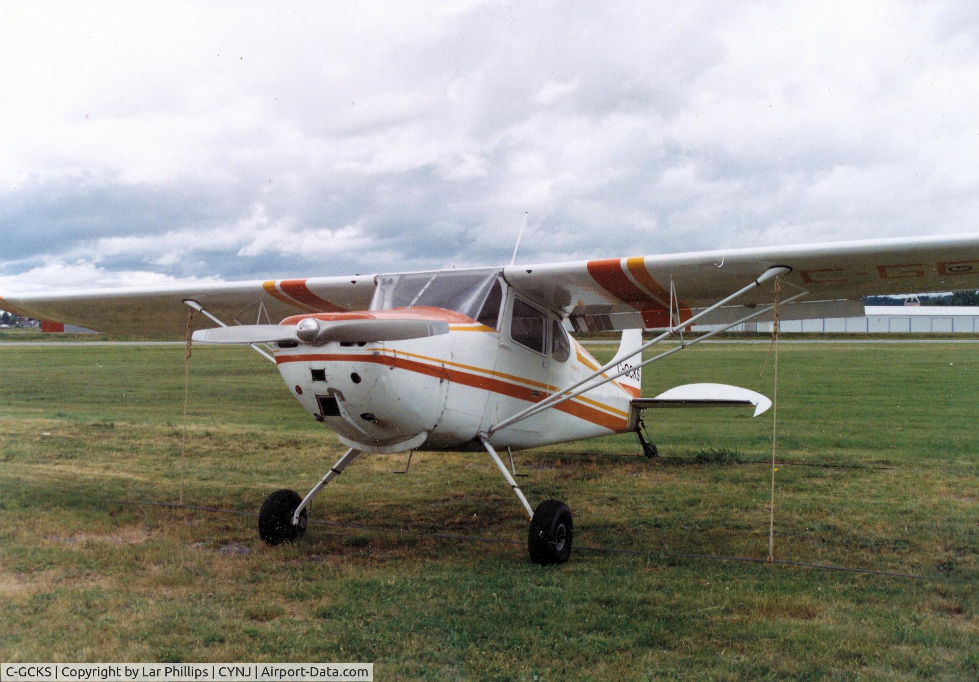 C-GCKS, 1948 Cessna 170 C/N 18154, At the Langley, BC airport.
Sometime in the mid-90s.