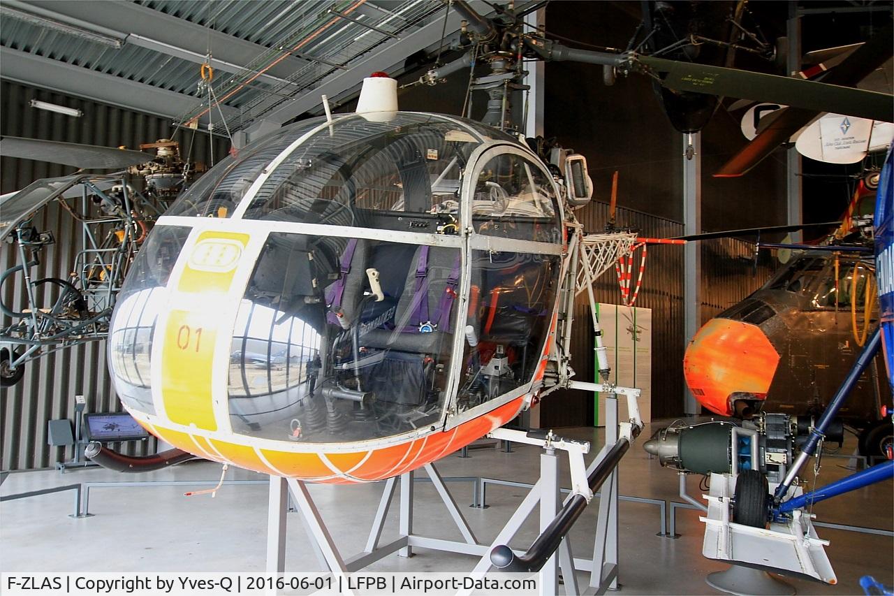 F-ZLAS, Sud SE-3130 Alouette II C/N 01, SNCASE SE 3130 Alouette II, Air & Space Museum Paris-Le Bourget (LFPB-LBG)